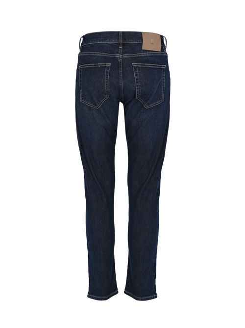 Jeans in denim scuro di misto cotone, modal e seta PT TORINO | QP05Z0 CP6130MB00